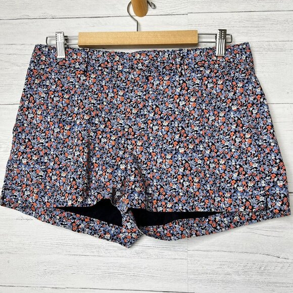 Gap Shorts Womens Size 10 Floral Ditsy Chino 3" Cotton Blend Spring Summertime - Picture 1 of 16